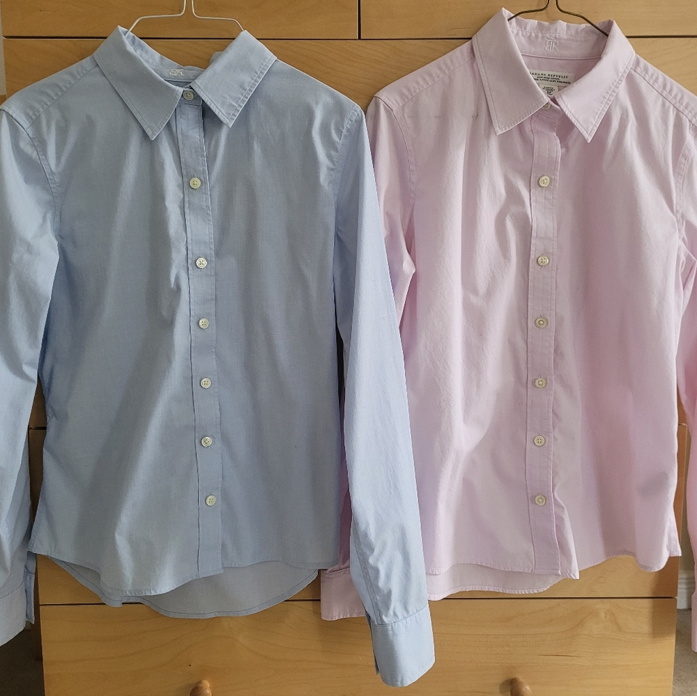 Set of button down shirts